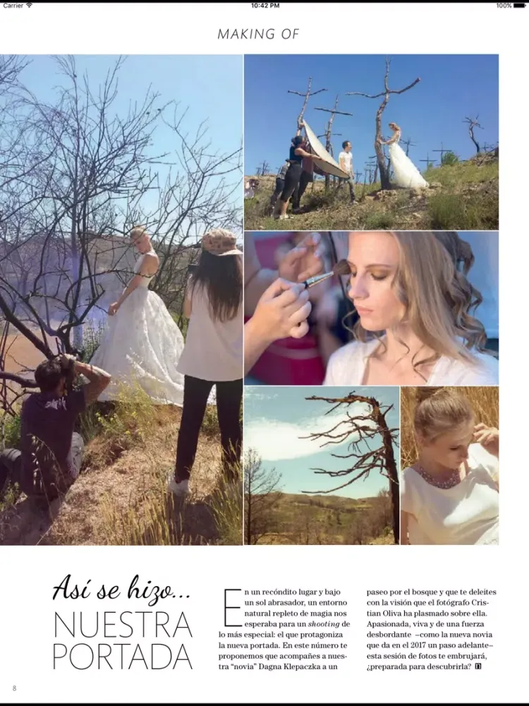 Ảnh chụp màn hình của Novias de España iPad 