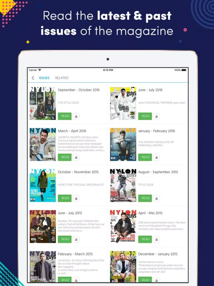 NYLON Indonesia iPad  स्क्रीनशॉट