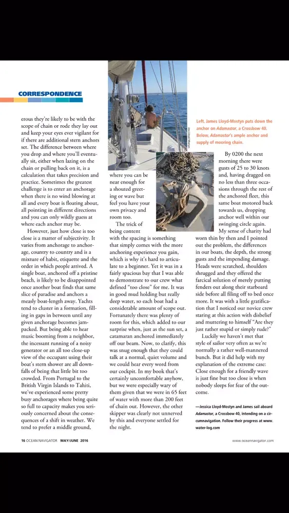 Ocean Navigator Magazine Screenshots