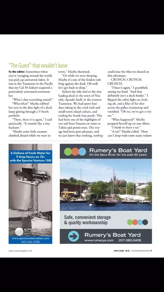 Ocean Navigator Magazine Screenshots