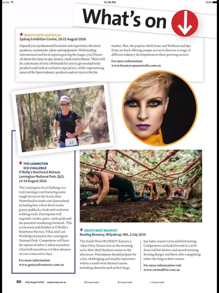 Screenshot di Oxygen Magazine - Australia iPad 