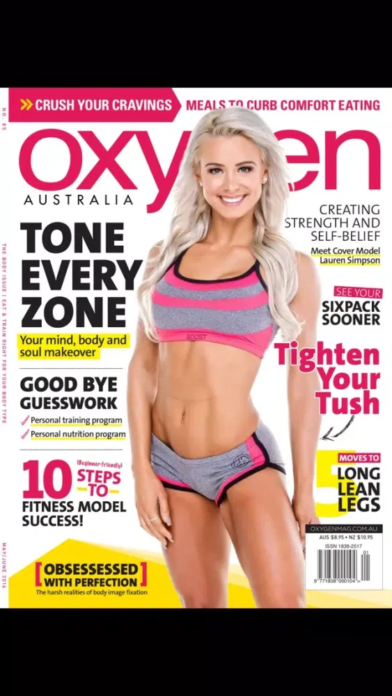 Screenshot di Oxygen Magazine - Australia