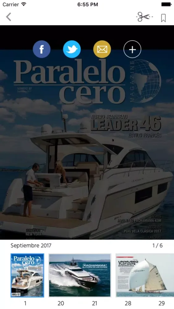 Ảnh chụp màn hình của Paralelo Cero