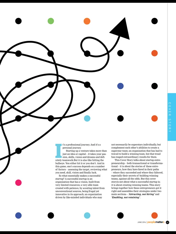 Captures d'écran de People Matters Magazine iPad 