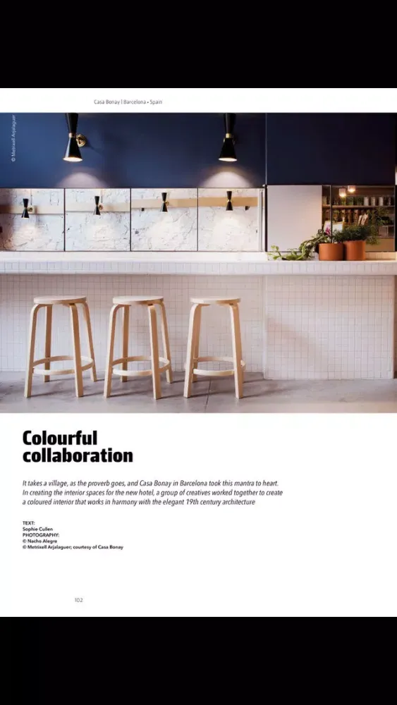 Capturas de tela do Perspective Magazine