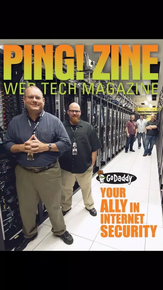 Capturas de tela do Ping! Zine Web Tech Magazine