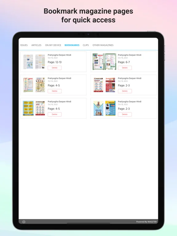 Pratiyogita Darpan Hindi iPad  Screenshots