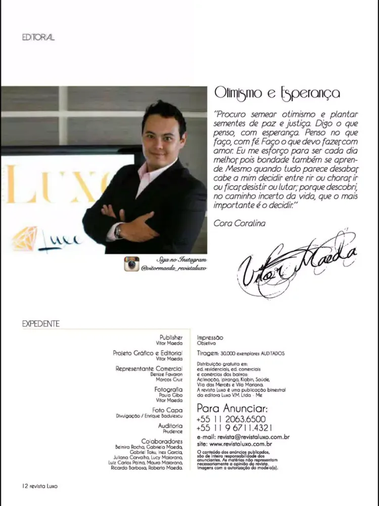 Captures d'écran de Revista Luxo iPad 