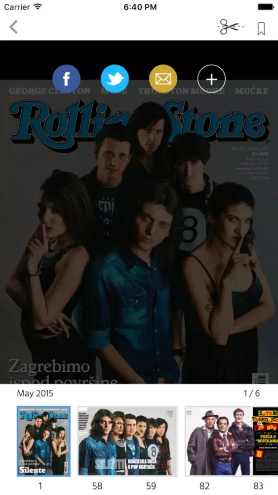Tangkapan skrin RollingStone Croatia