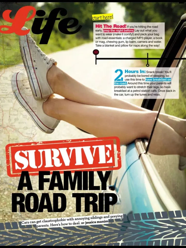 Tangkapan layar Seventeen South Africa iPad 