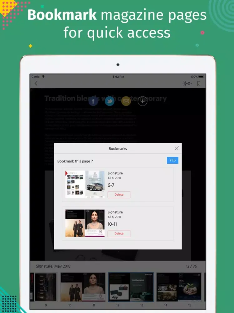 Signature(Magazine) iPad 应用截图