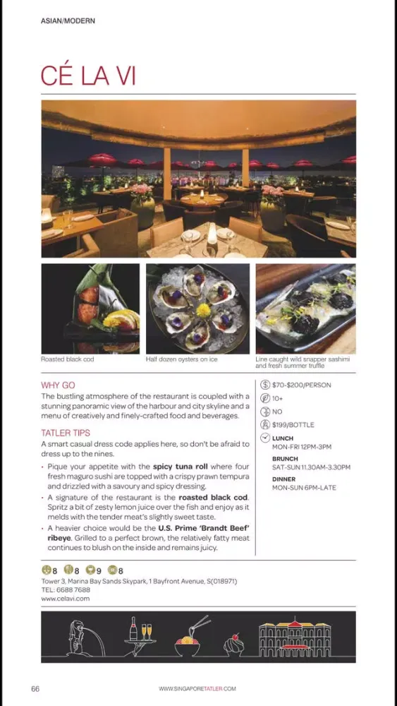 Скриншоты Singapore Tatler Singapore's Best Restaurants 2013