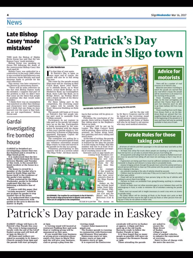 Zrzuty ekranu Sligo Weekender iPad 