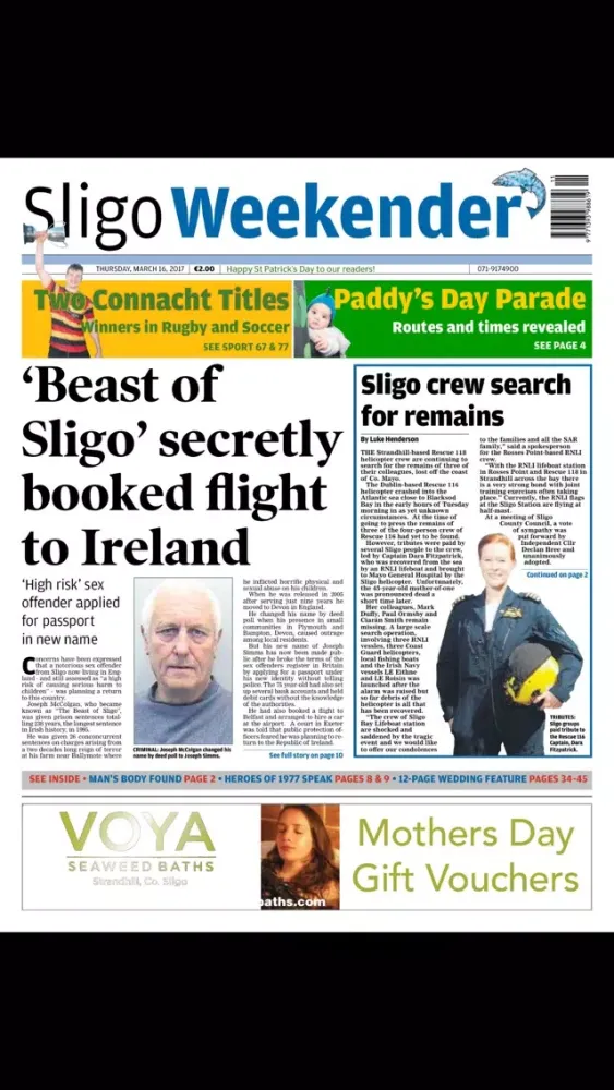 Zrzuty ekranu Sligo Weekender