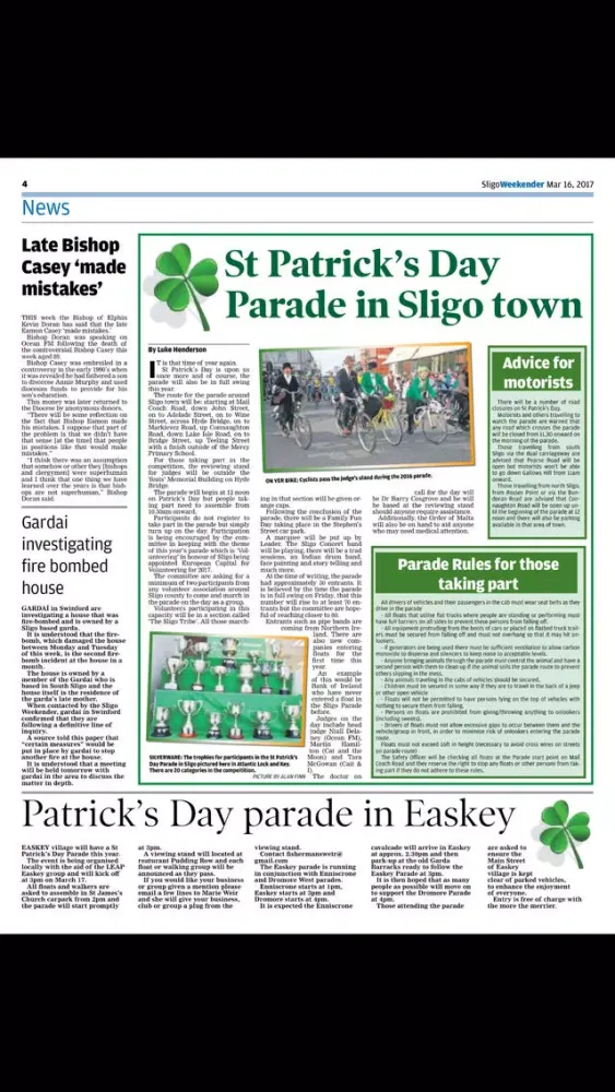 Zrzuty ekranu Sligo Weekender