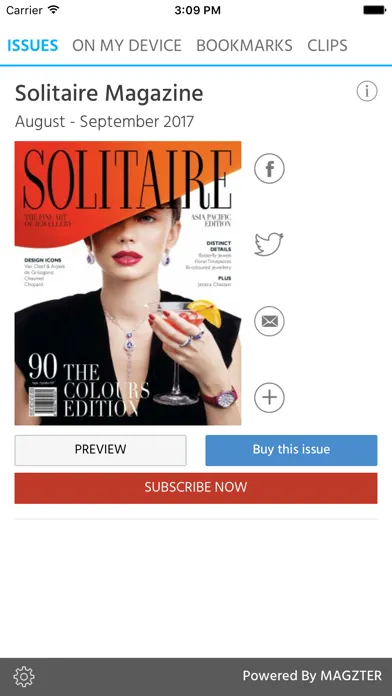 Captures d'écran de Solitaire Magazine