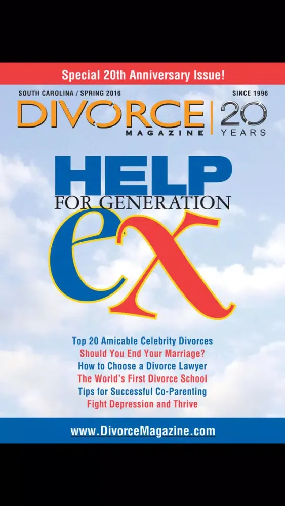 Tangkapan skrin South Carolina Divorce Magazine