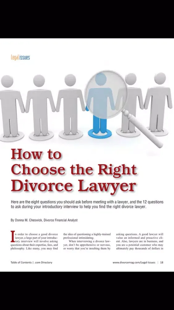 Tangkapan skrin South Carolina Divorce Magazine