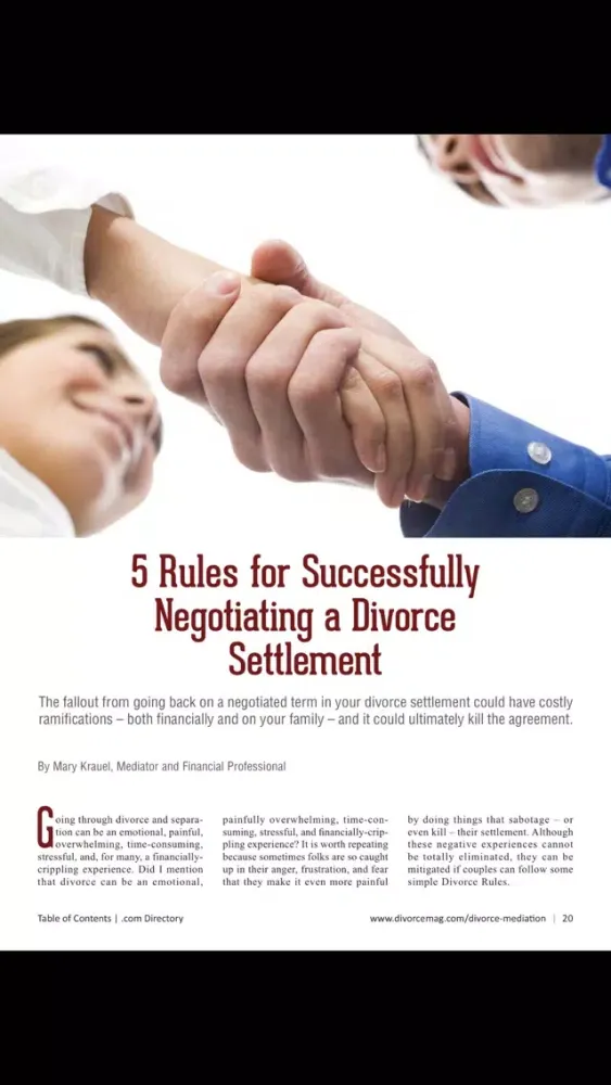 Tangkapan skrin South Carolina Divorce Magazine