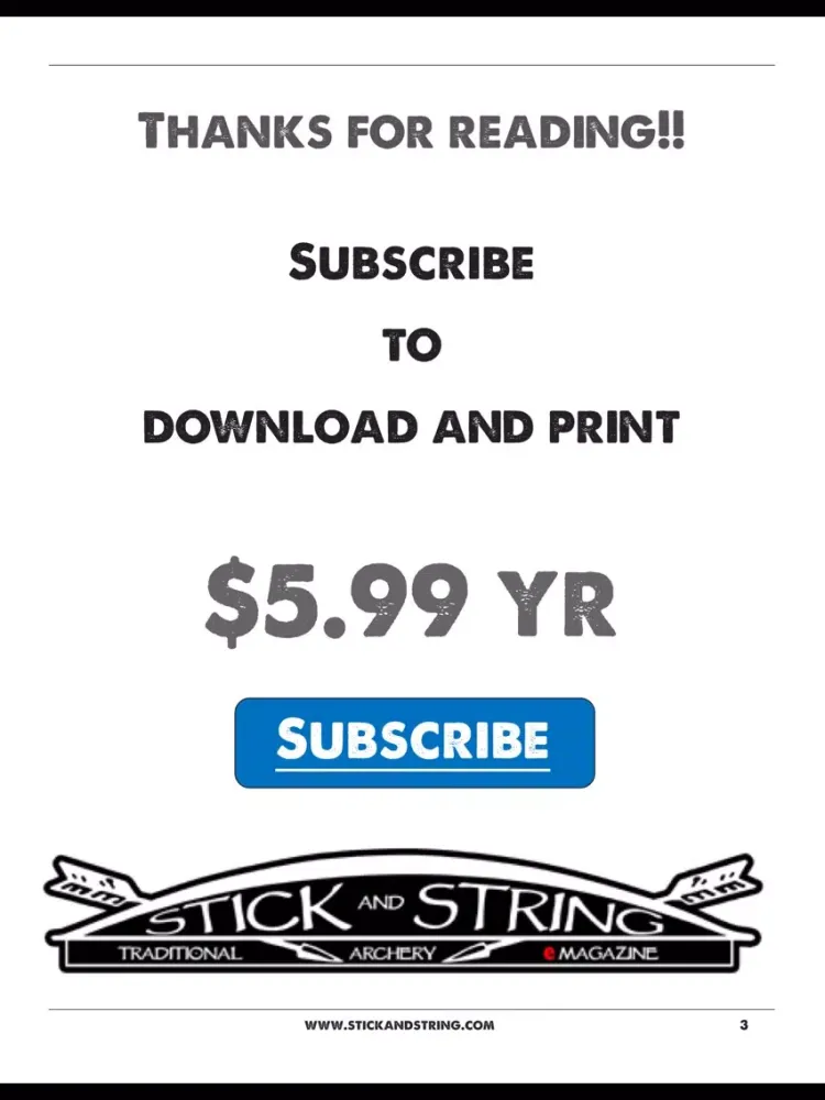 Stick and String Traditional Archery Magazine iPad 应用截图