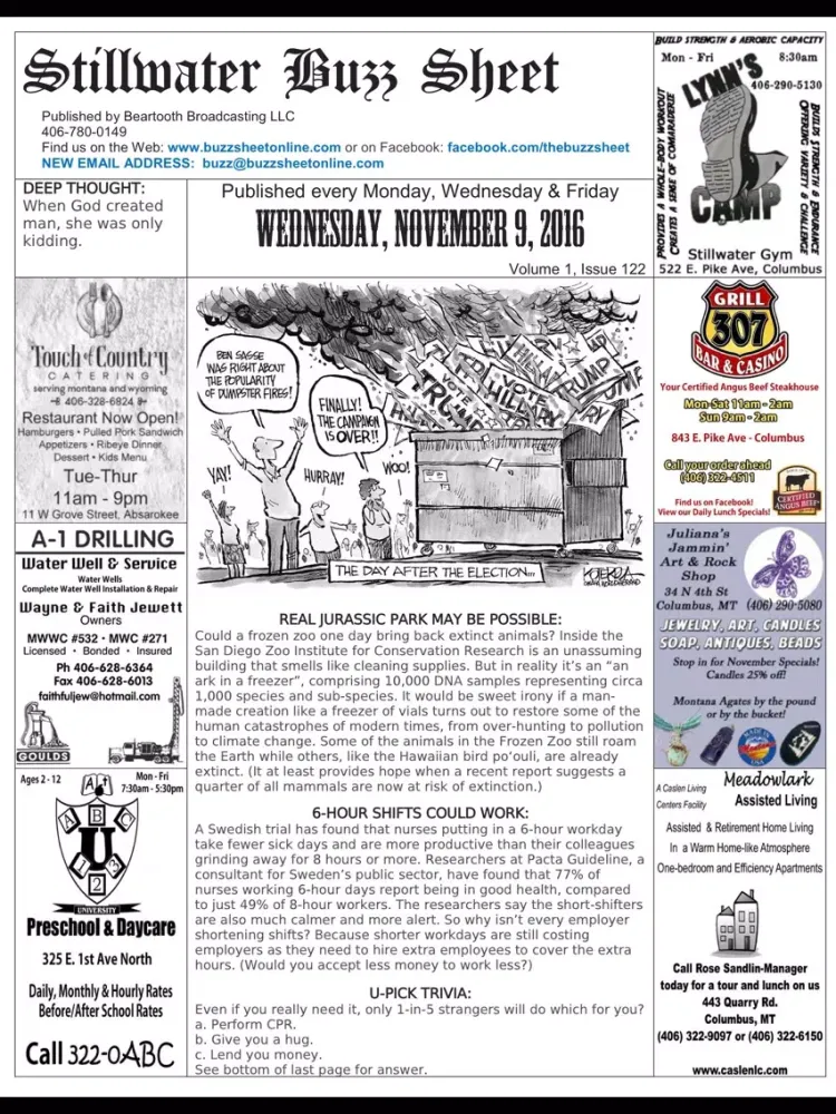 Zrzuty ekranu Stillwater Buzz Sheet iPad 