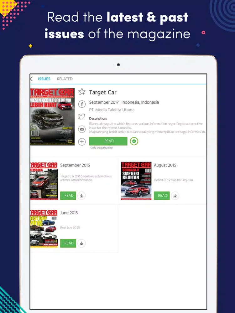 Скриншоты Target Car iPad 