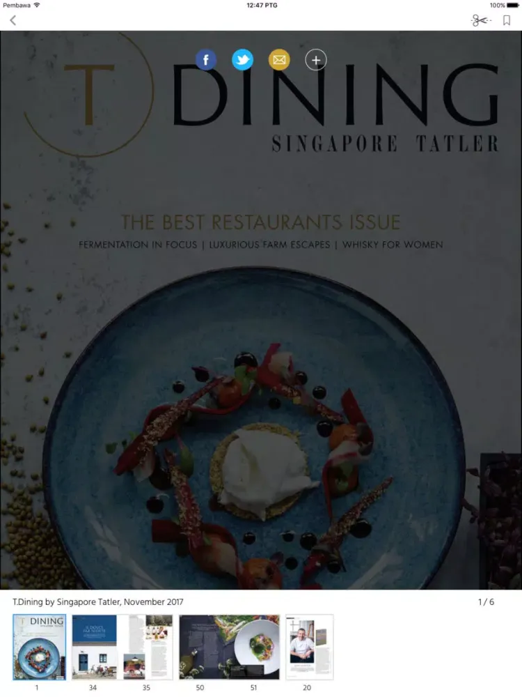 Скриншоты T.Dining by Singapore Tatler iPad 