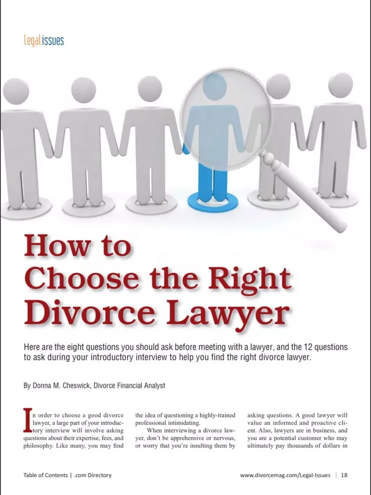 Captures d'écran de Texas Divorce Magazine iPad 
