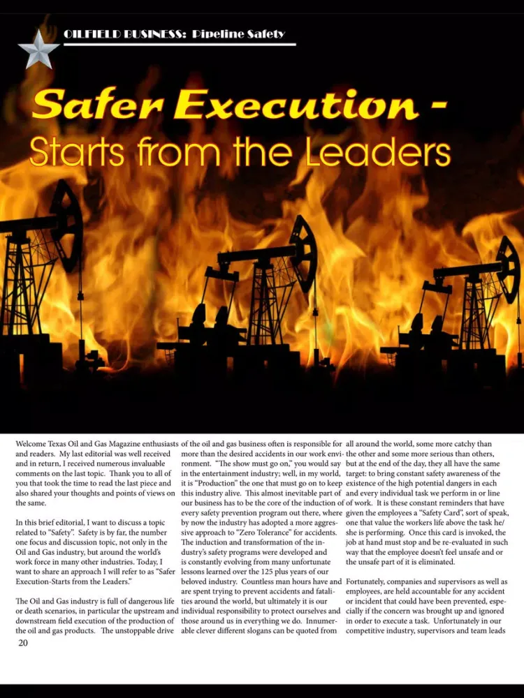 Texas Oil & Gas Magazine iPad  Screenshots