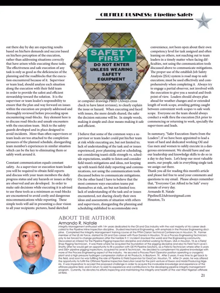Texas Oil & Gas Magazine iPad  Screenshots