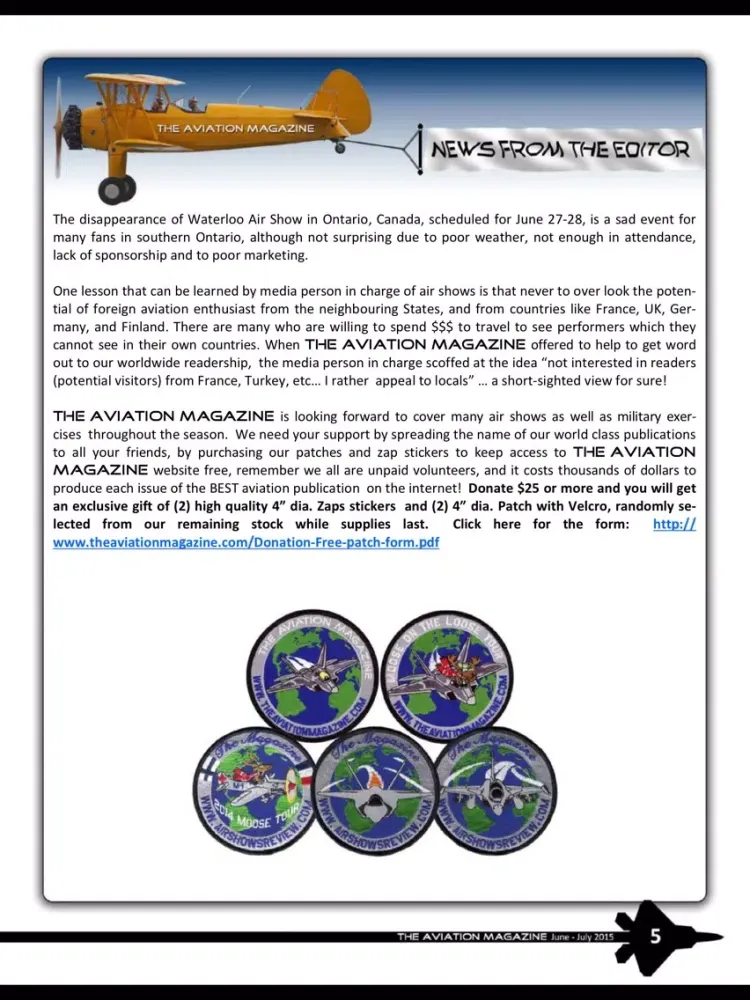 The Aviation magazine iPad  Screenshots