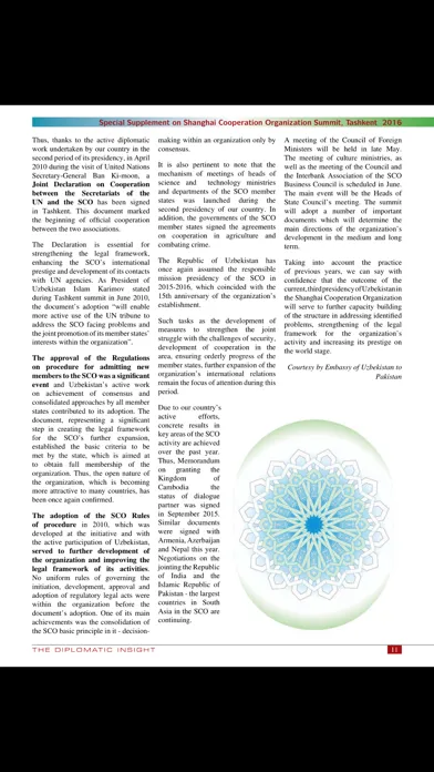 Captures d'écran de The Diplomatic Insight