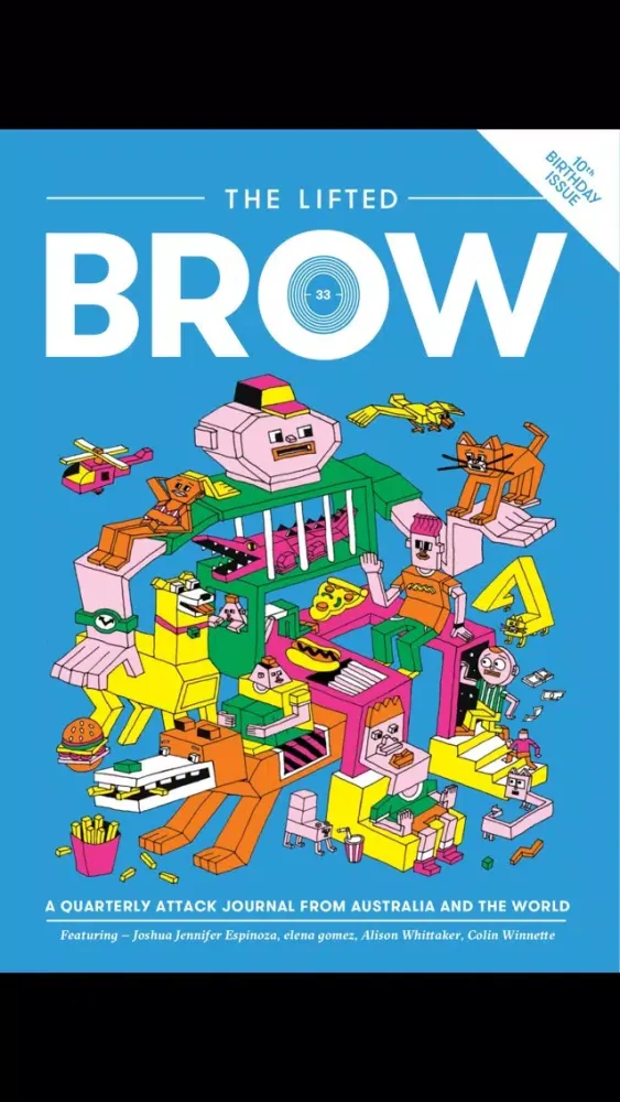 Captures d'écran de The Lifted Brow Magazine