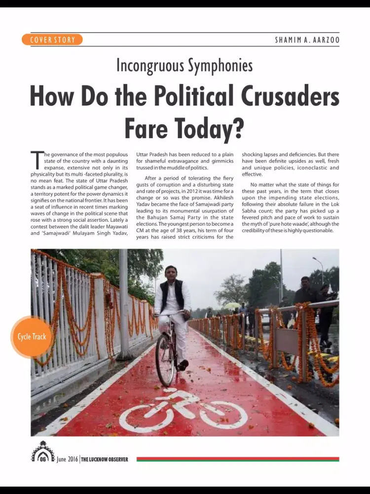 Tangkapan layar The Lucknow Observer iPad 