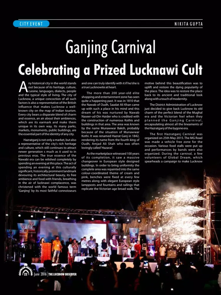 Tangkapan layar The Lucknow Observer iPad 