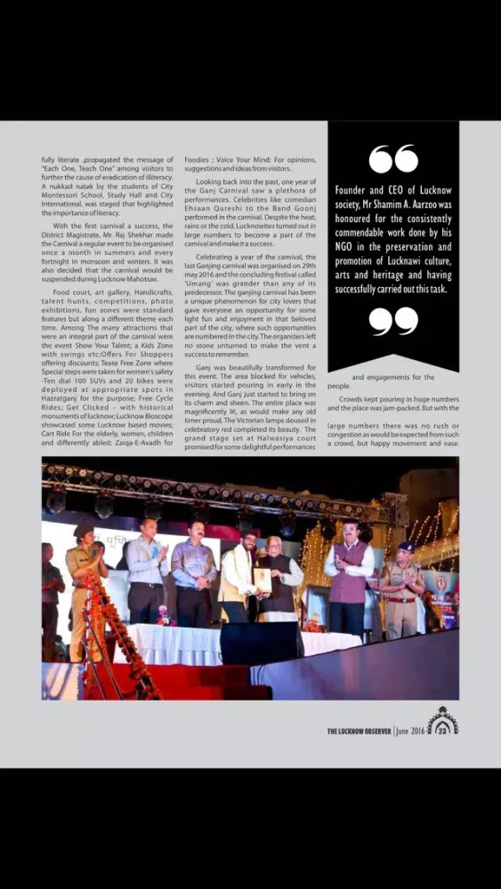 Tangkapan layar The Lucknow Observer