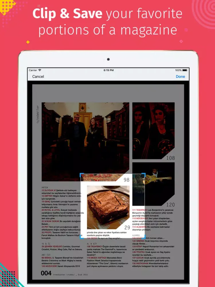 ภาพหน้าจอของ Trendsetter İstanbul iPad 