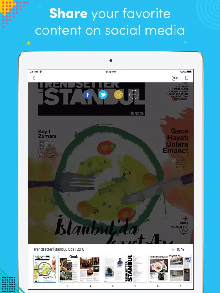 ภาพหน้าจอของ Trendsetter İstanbul iPad 