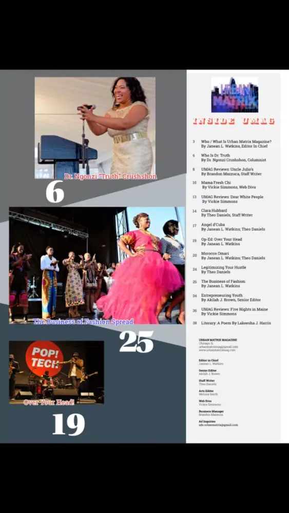 Tangkapan layar Urban Matrix Magazine