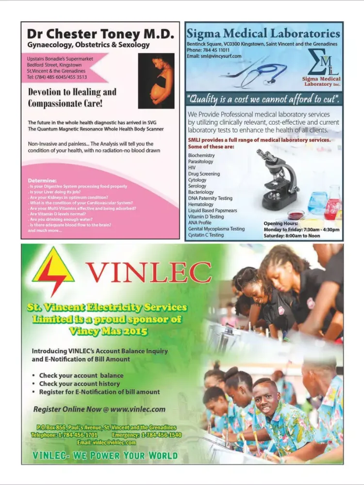 تصاویر Vincy Carnival Souvenir Magazine iPad 