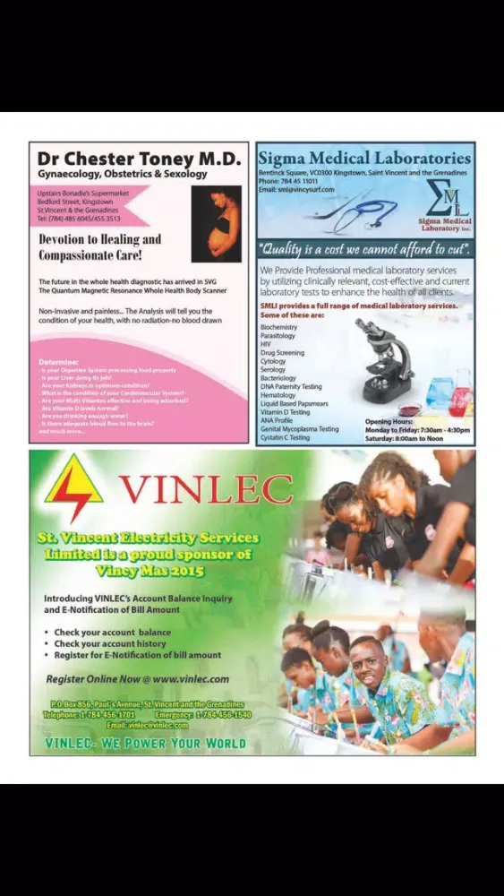 تصاویر Vincy Carnival Souvenir Magazine