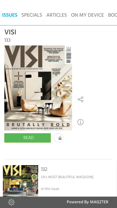 VISI Magazine Screenshots