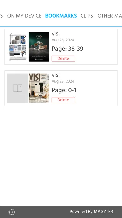 VISI Magazine Screenshots