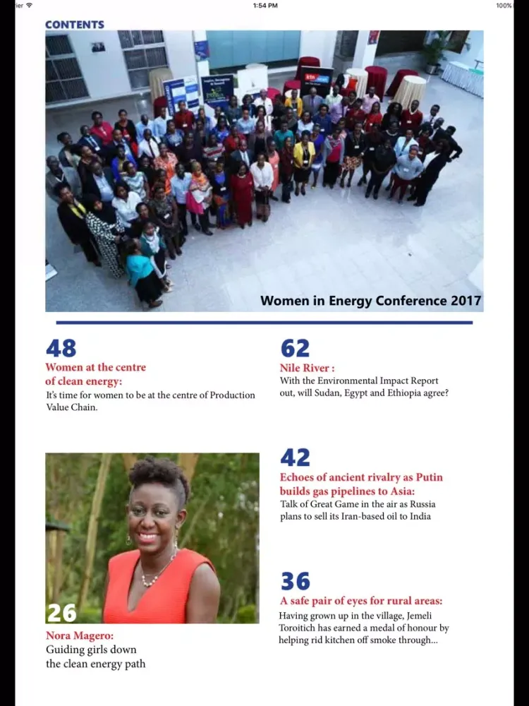 Screenshot di WATTSUP Magazine iPad 