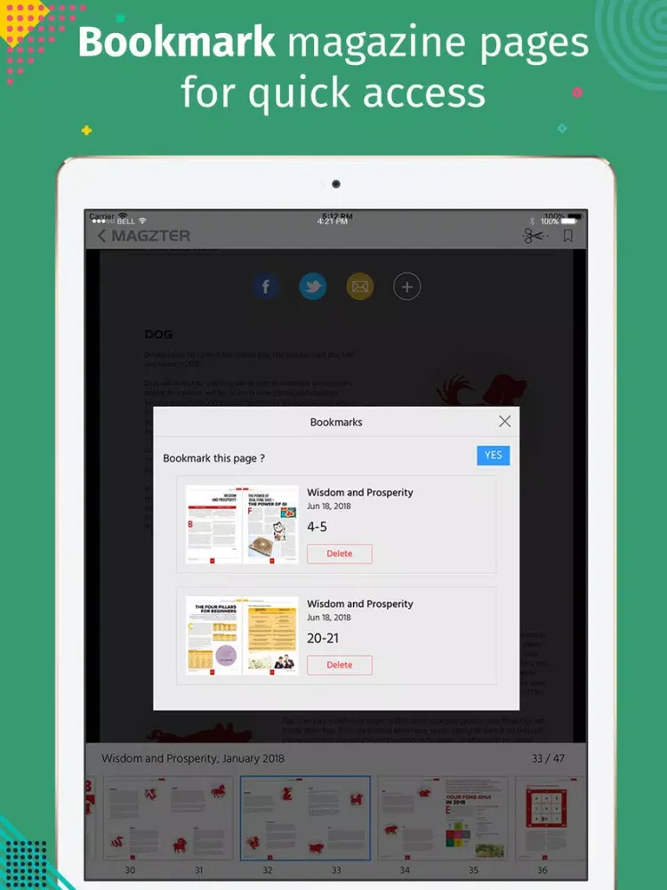 Tangkapan skrin Wisdom and Prosperity iPad 