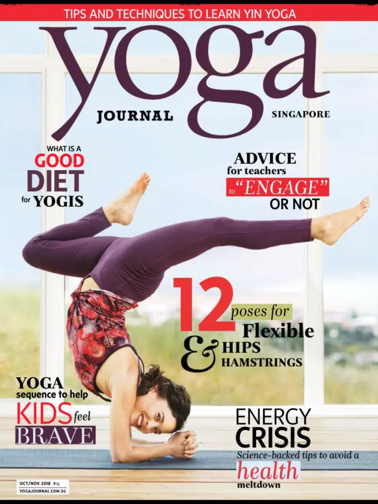Capturas de pantalla de Yoga Journal Singapore Magazine iPad 