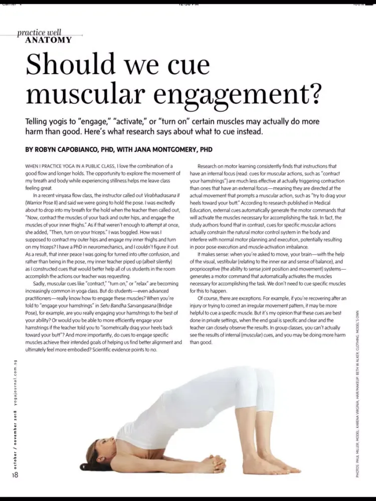 Capturas de pantalla de Yoga Journal Singapore Magazine iPad 