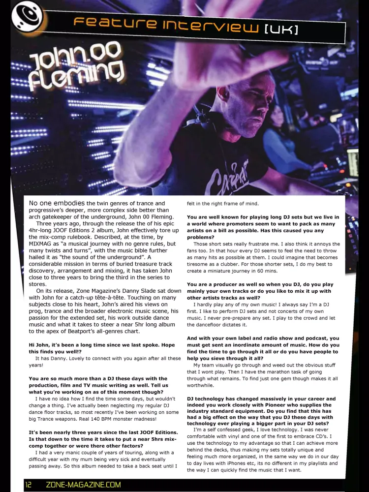 Capturas de tela do Zone Magazine