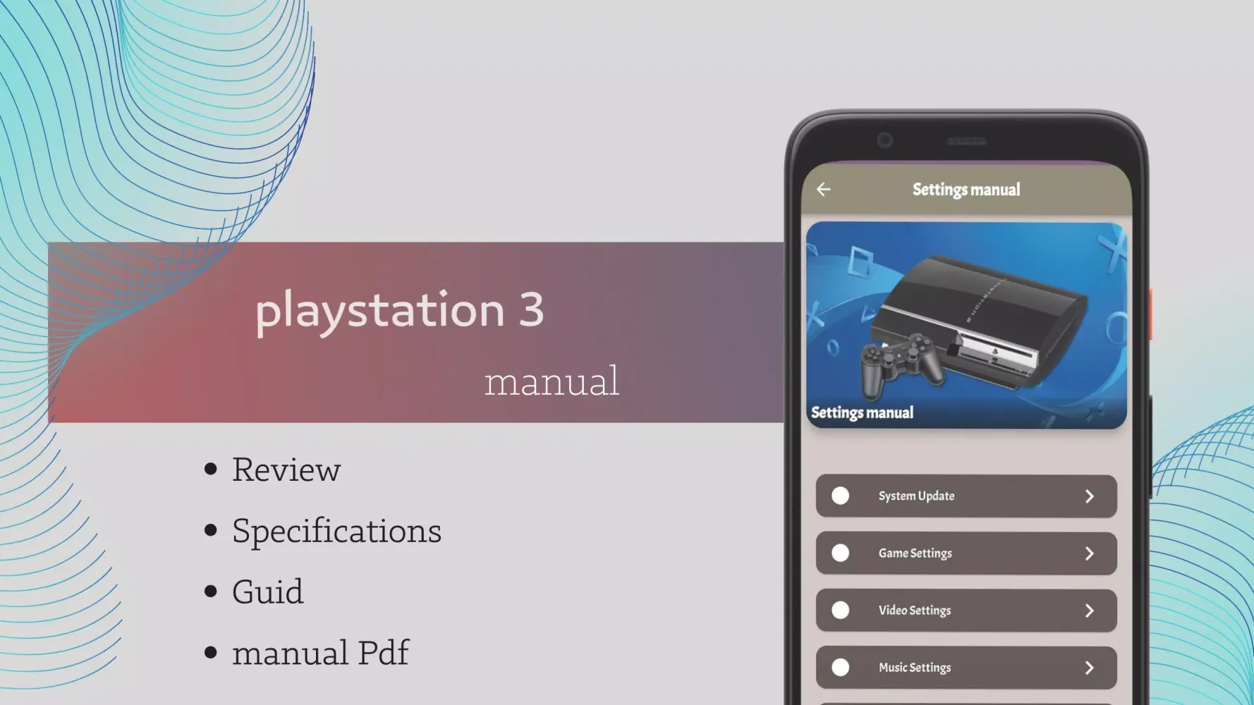 Playstation 3 Manual Screenshots