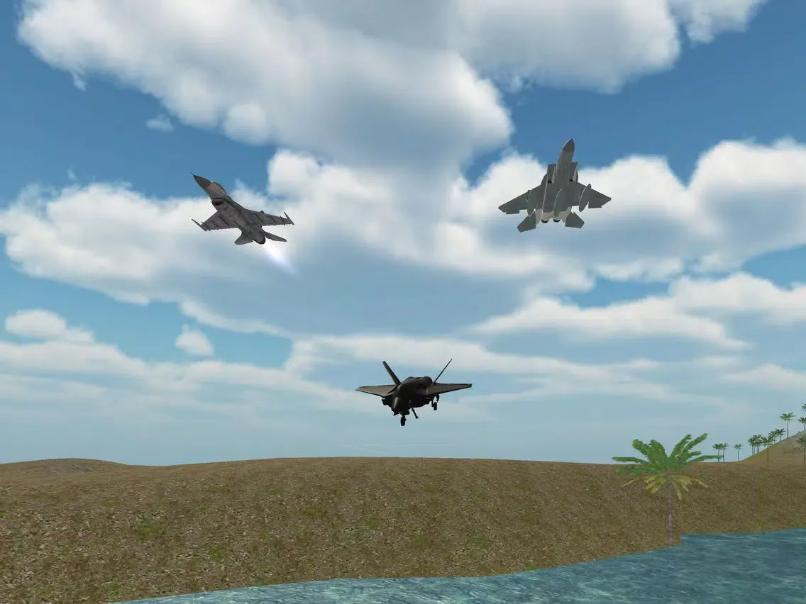 Fighter Jet 3D- take off from carrier iPad  स्क्रीनशॉट
